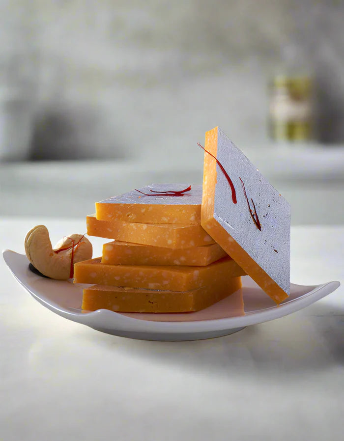 Jayhind Sweets Kesar Kaju Katli | 500 gms