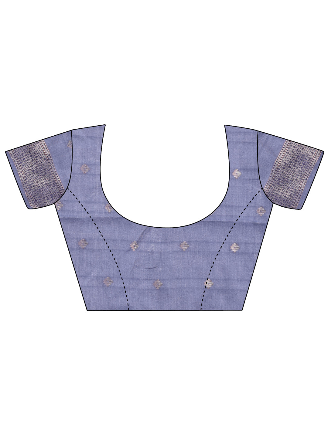 Chandni Veil Linen Cotton Saree | Sky Blue Color | Ready To Wear SKU- ASKRI1002