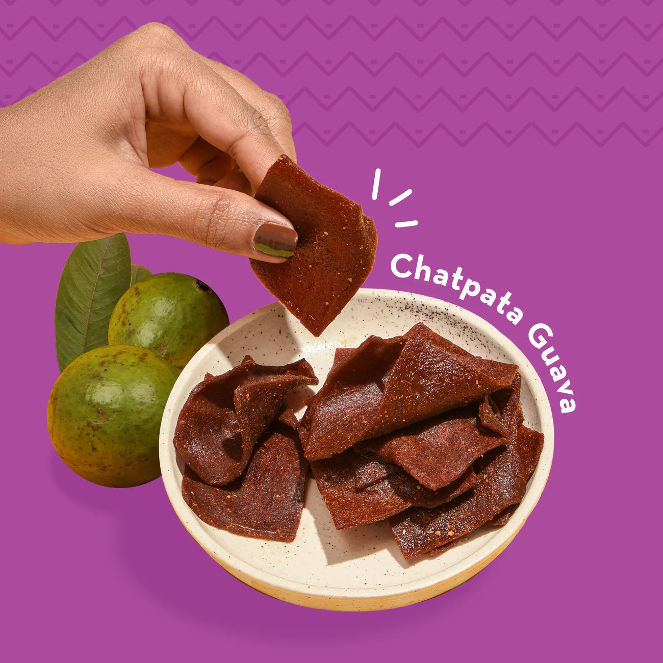 Chatpata Guava Bytes | Sun-dried Guava Snack | 100% Natural | Pack 150 gms