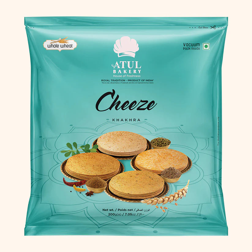 Atul Bakery Cheese Khakhra | 200 gms