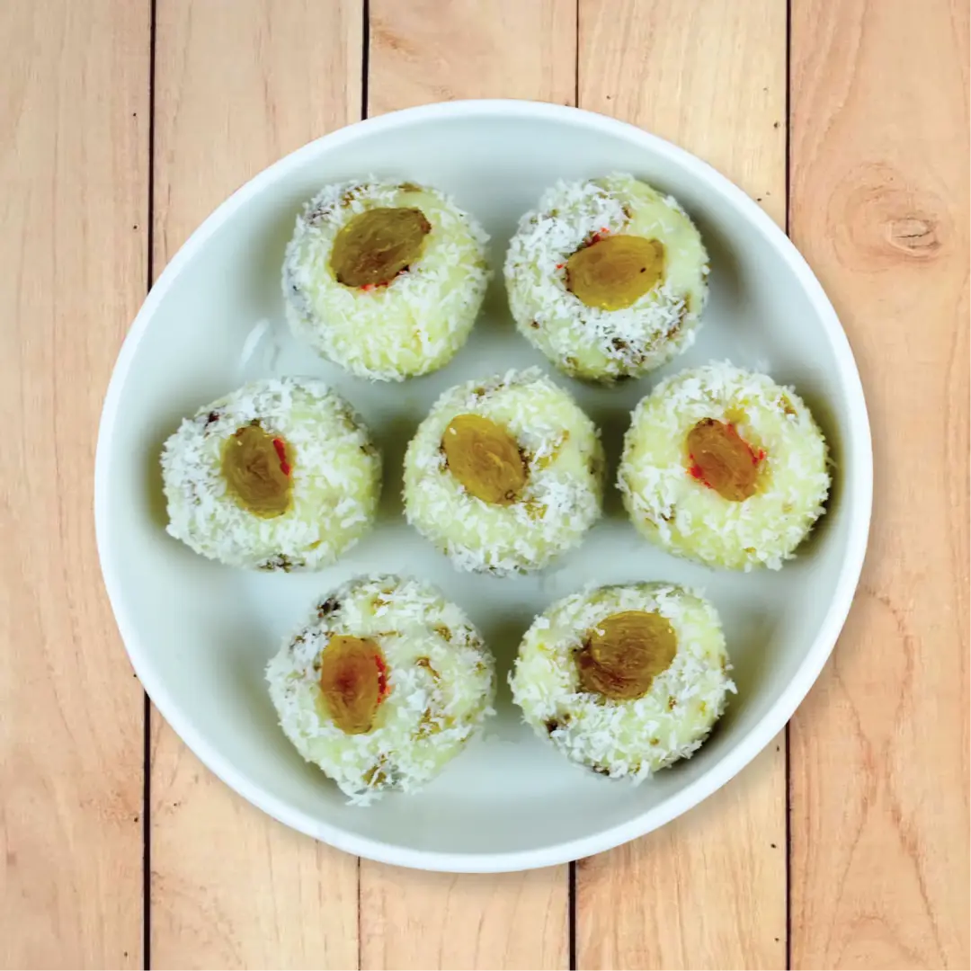 Chandra Snacks Coconut Laddu 500 gms - India shopping