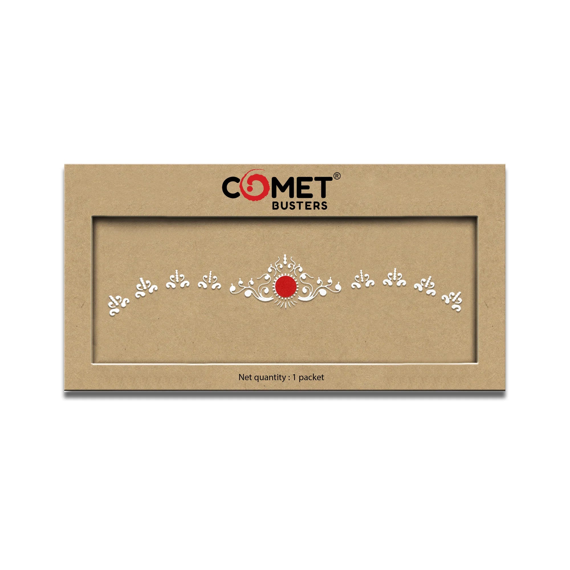 Comet Busters Bengali Style Bridal Bindis – Multicolor (Free Size)