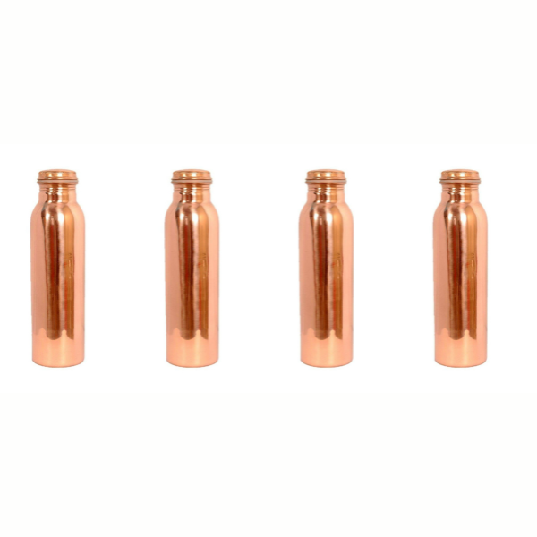 Copper Water Bottle | Set of 2 - India shopping