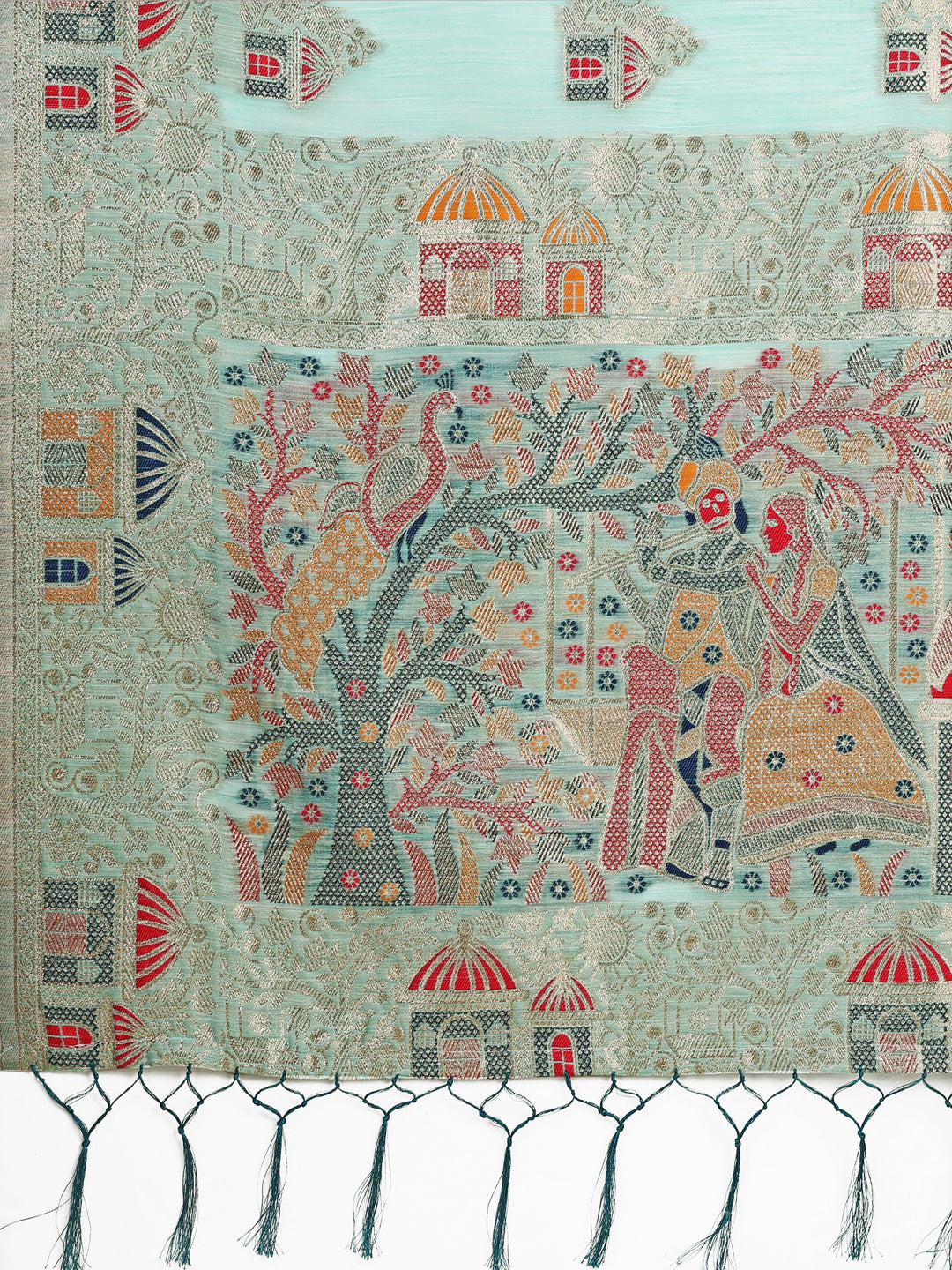 Cottura: Luxe Linen Cotton Drapes Sarees Collection | Ready To Wear SKU: ASLIN1001 to 04