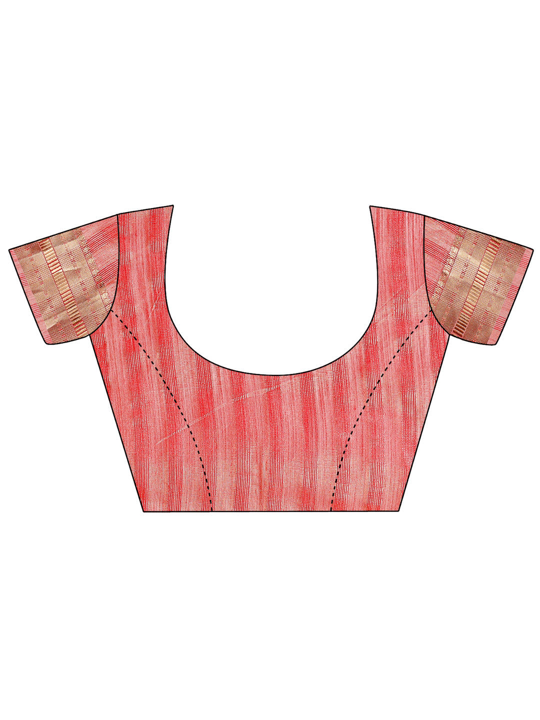 Desert Rose Organza Saree | orange Colour| Ready to Wear -SKU- SWSAH1001