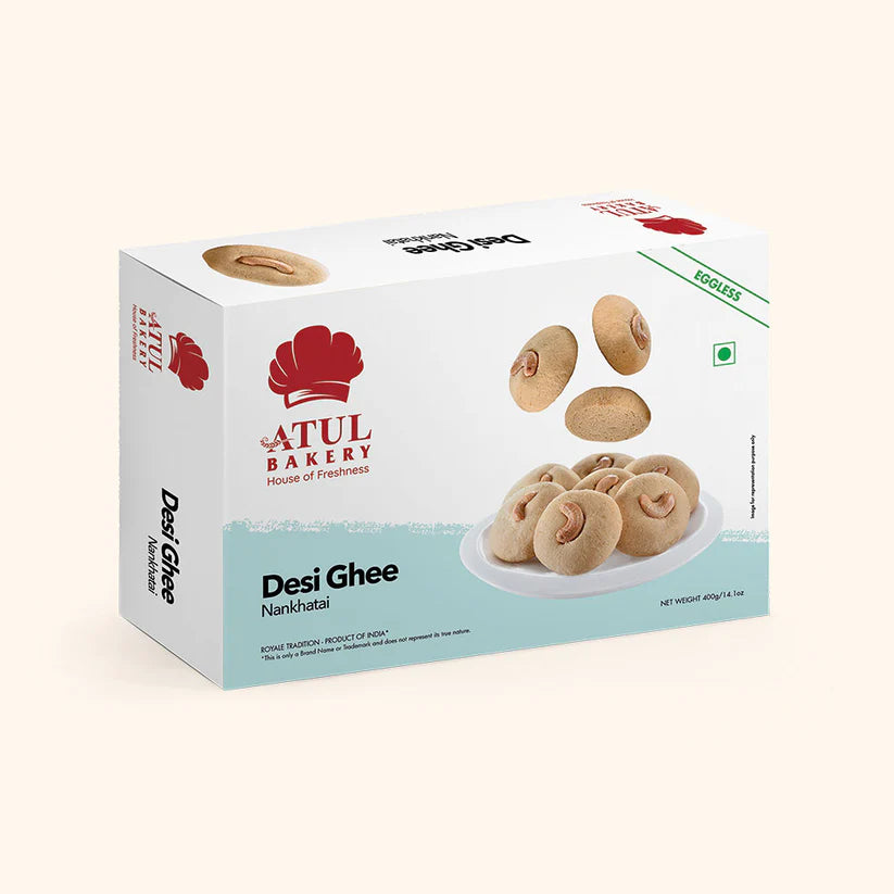 Atul Bakery Desi Ghee Nankhatai | 400 gms