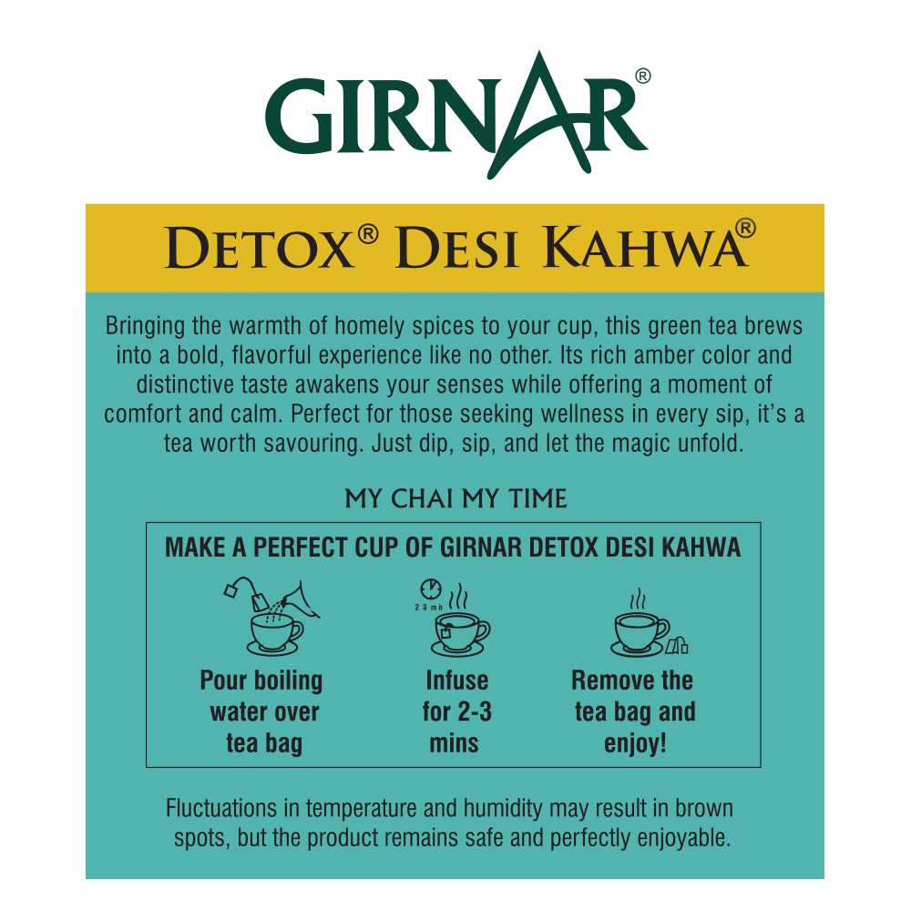 Girnar Detox Green Tea - 100 gms