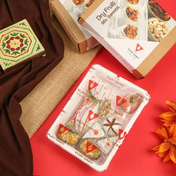 Vijay Dairy Dryfruit Mix Sweets | 500 gms