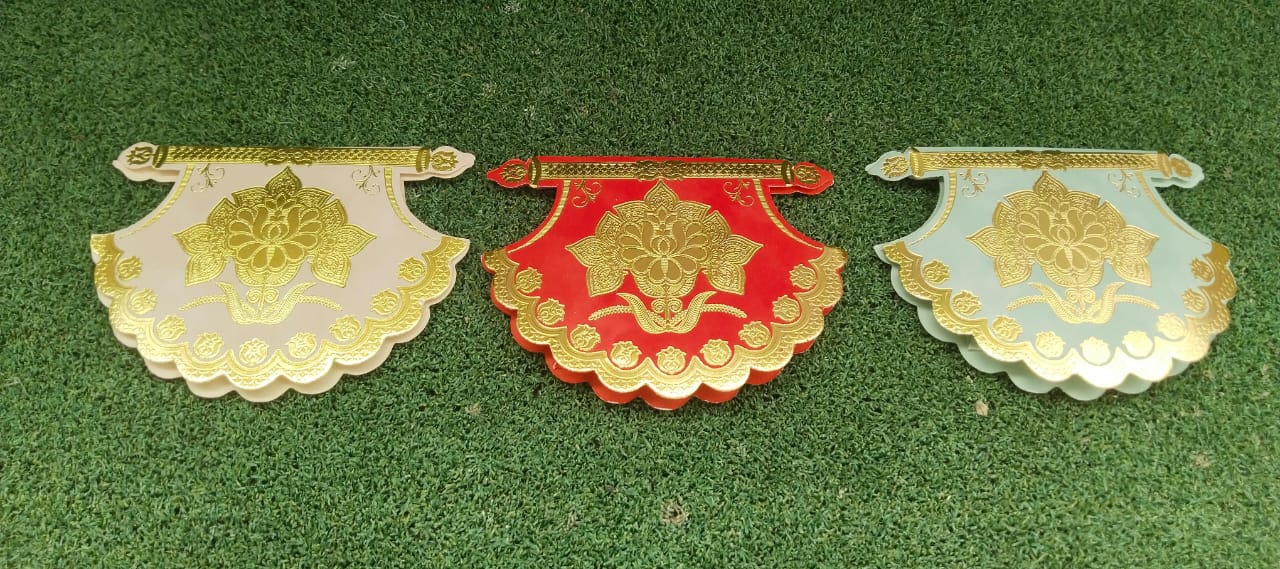 Nilanchal Handicraft Beautiful Designer Envelopes - Set of 10 Code - E02