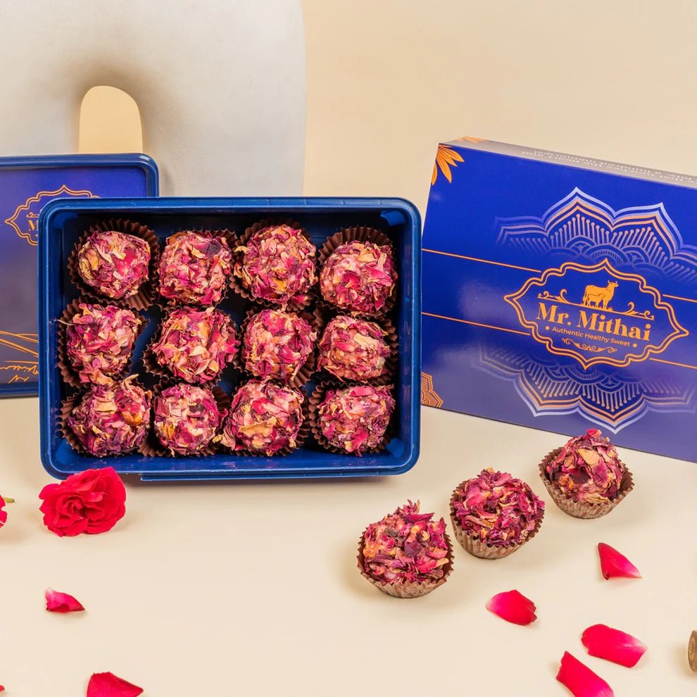 Mr. Mithai Rose Balls Dry Fruit Punch | 400 Gms
