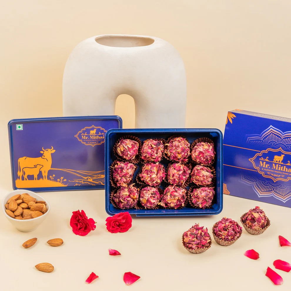 Mr. Mithai Rose Balls Dry Fruit Punch | 400 Gms