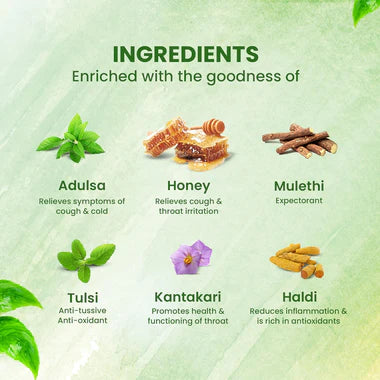 Dabur Honitus Adulsa Cough Syrup - 100 ml