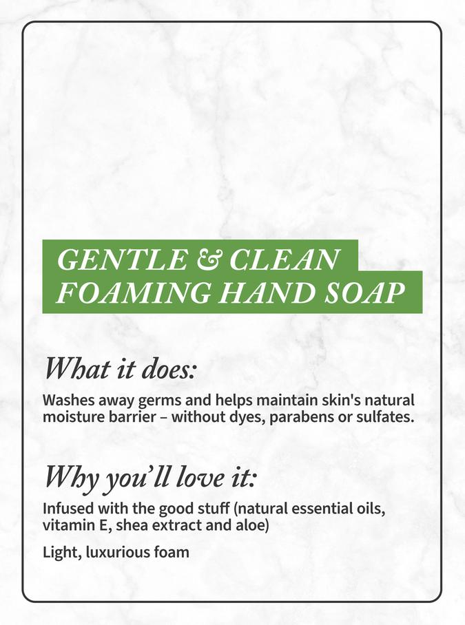 Champagne Toast Gentle Clean Foaming Hand Soap | 259 ML