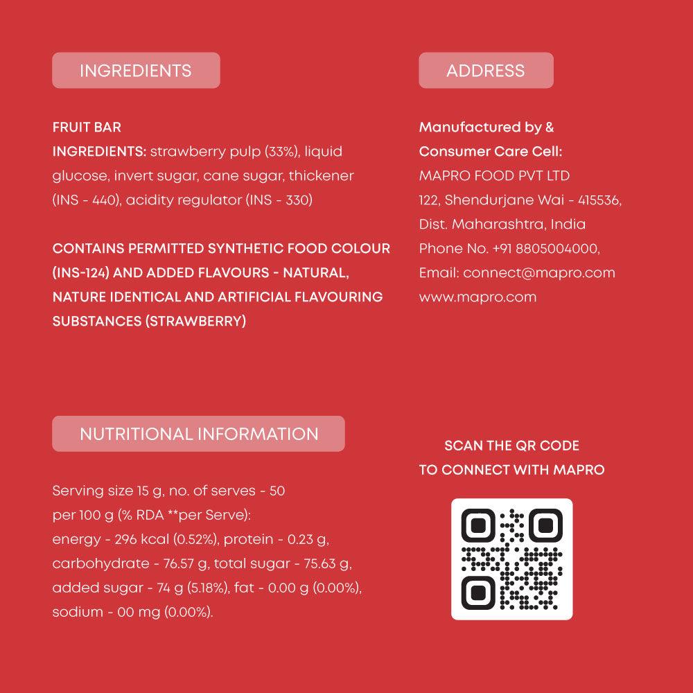 Mapro Falero Fruit Chews-175 gms | Strawberry