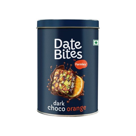 Farmley Dark Choco-Orange Date Bites Burfi + Date Bites Dry Fruit Burfi (No Added Sugar) Combo - 180 gms
