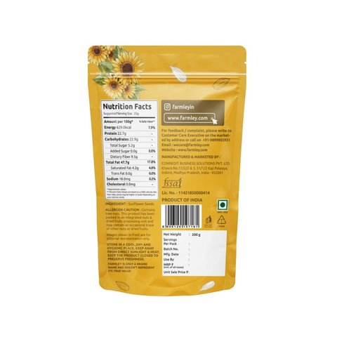 Farmley Premium Sunflower Seeds - 200 gms