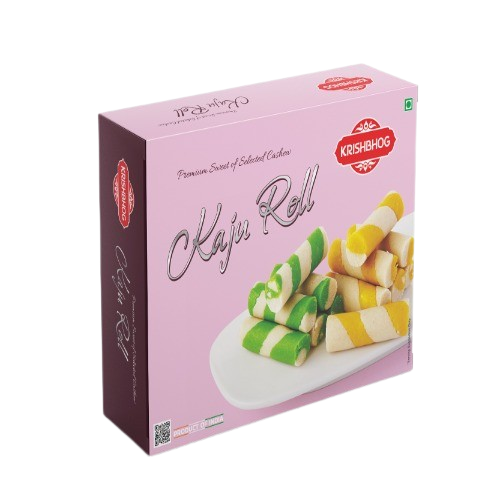 Krish Bhog Sweets Kaju Roll | 500 gms