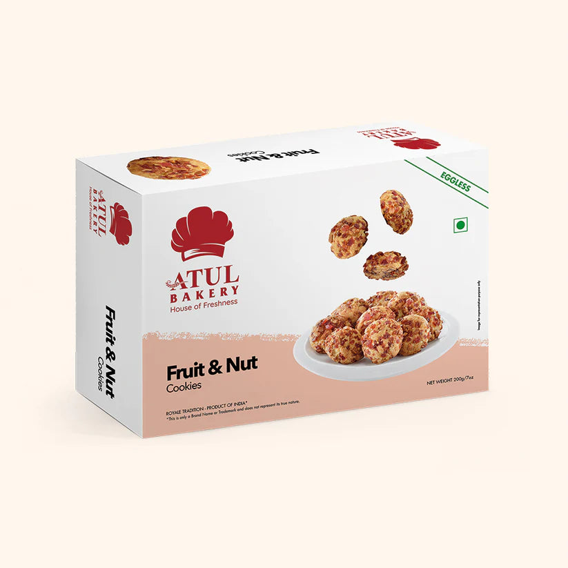 Atul Bakery Fruit & Nut Cookie | 200 gms