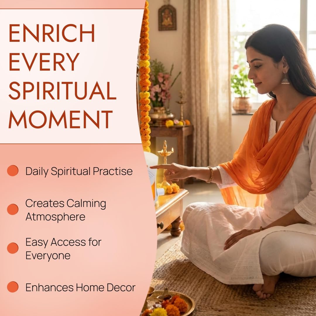 Gayatri Mantra Chanting Speaker Box | Portable Hindu Prayer & Meditation Music Box | Spiritual Bhajan & Mantra Player