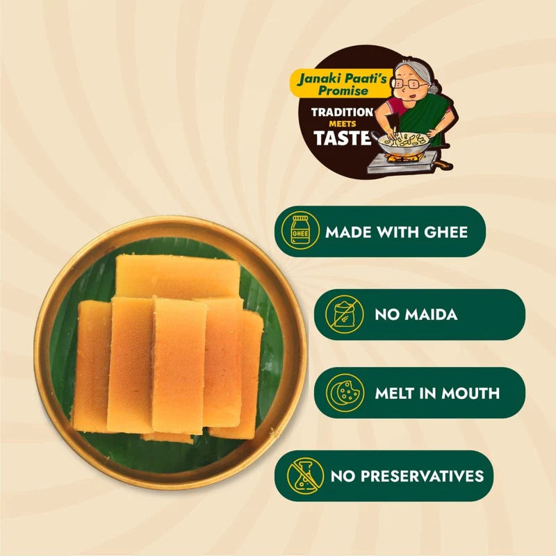 Sweet Karam Coffee Ghee Mysorepak (Soft) - 400 gms