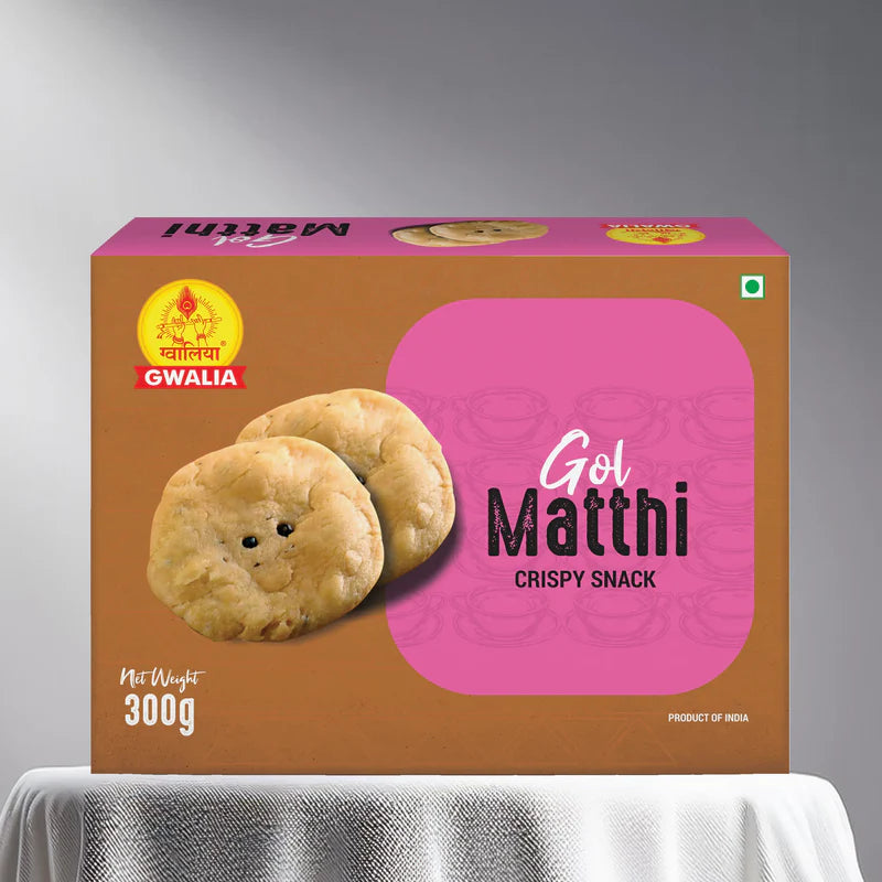 Gwalia Sweets Gol Mathi 400 gms - India shopping