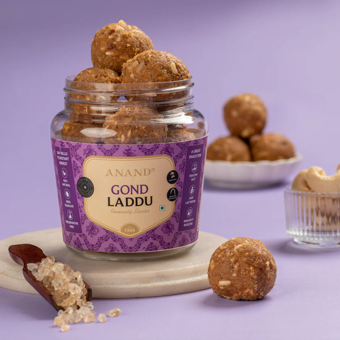 Anand Sweets & Savouries Jaggery Gond Laddu | 450 gms