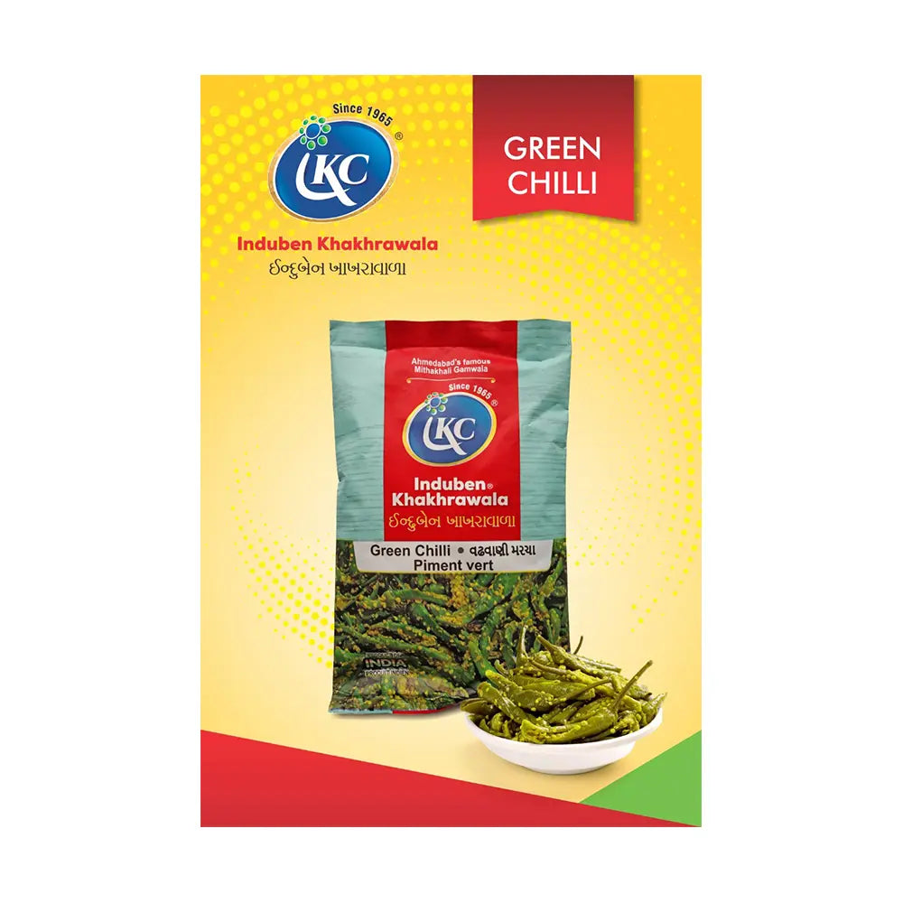 Induben Khakhrawala Green Chilli | 400 gms