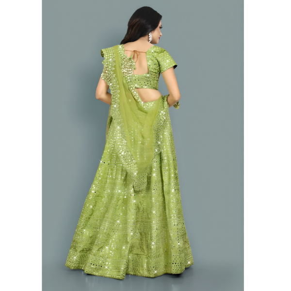 Beautiful Dazzling Drapes Lehenga Choli | Ready To Wear SKU :- AF5259