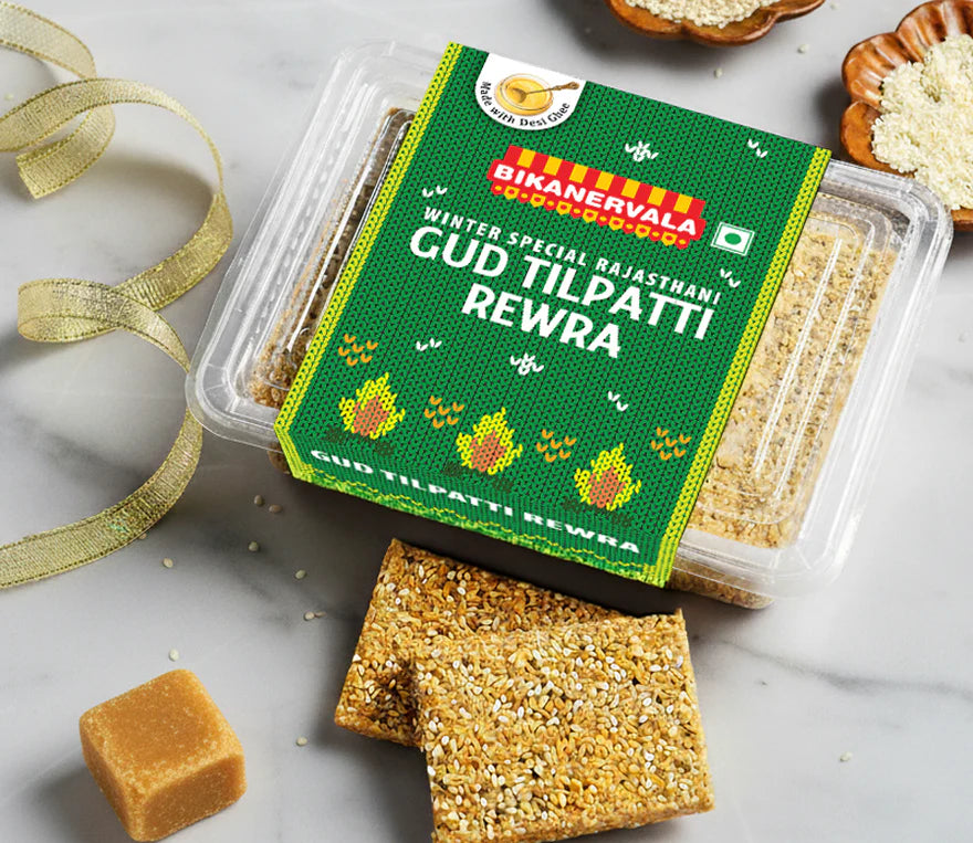 Bikanervala Gud Tilpatti Rewra | 500 gms