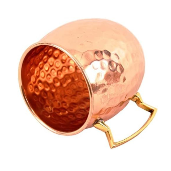Hammered Copper Mug | Set of 2 - India shopping