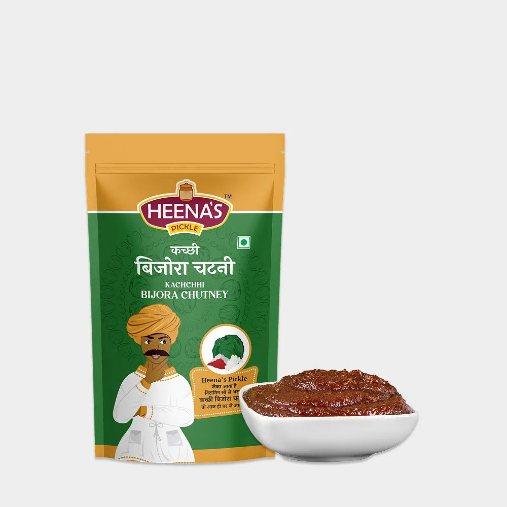 Heena's Pickle Bijora Chutney Pickle 400g Traditional Gujarati Citron Pickle