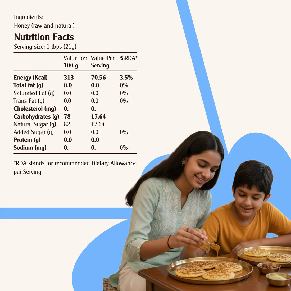 Honey Veda Eucalyptus Honey - 500 gms