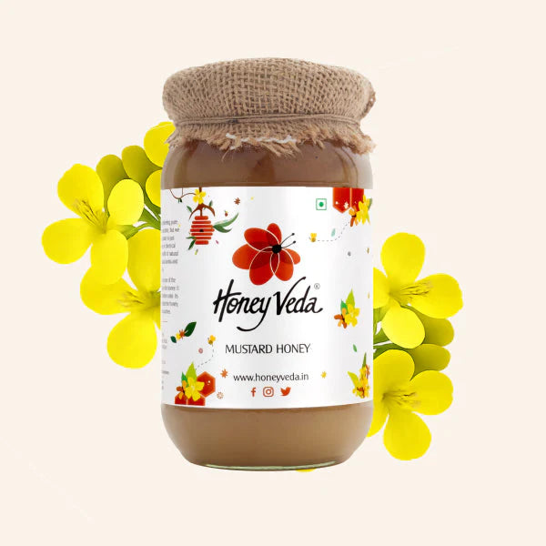 Honey Veda Mustard Farm Honey - 500 gms