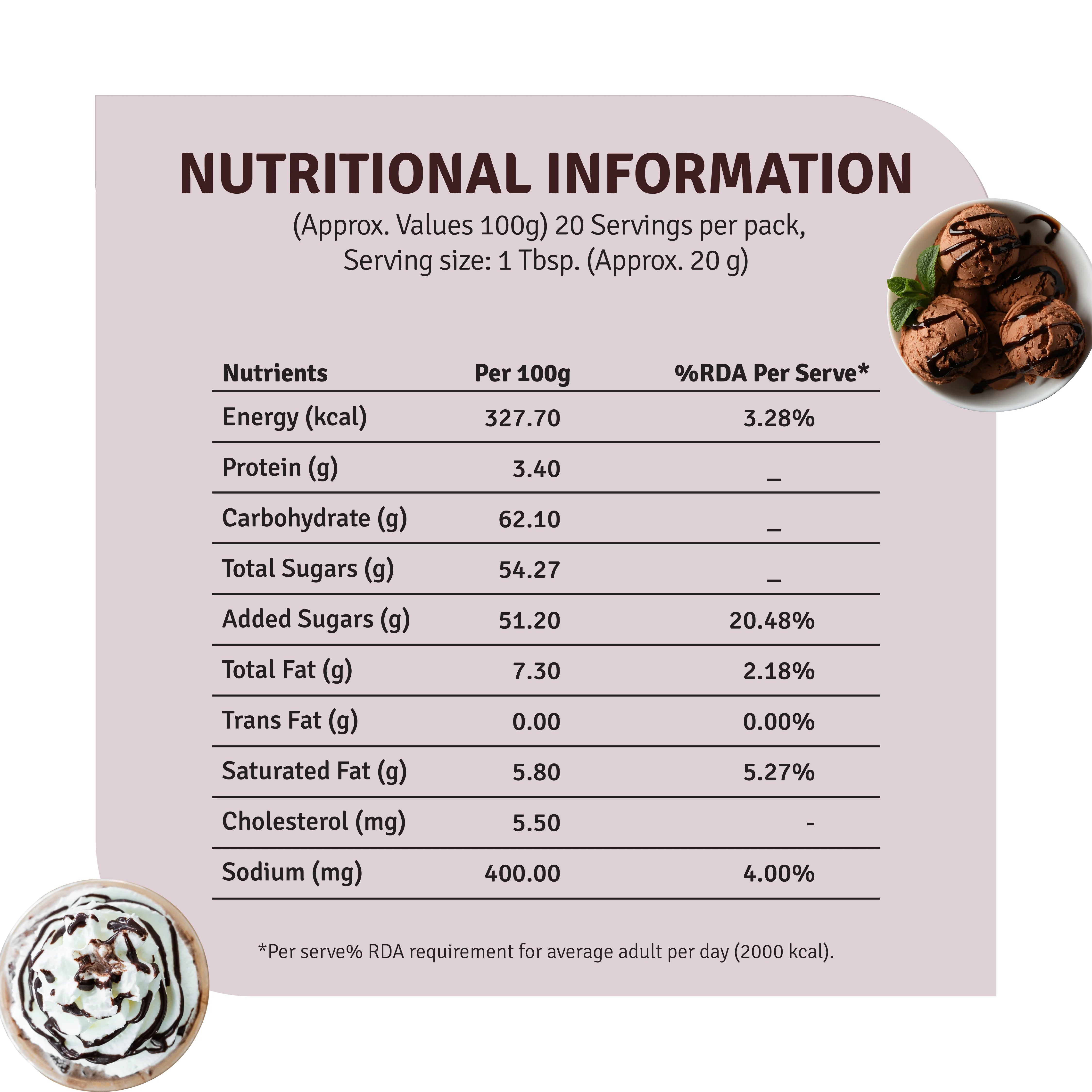 Veeba Hot choco fudge - 380 gms