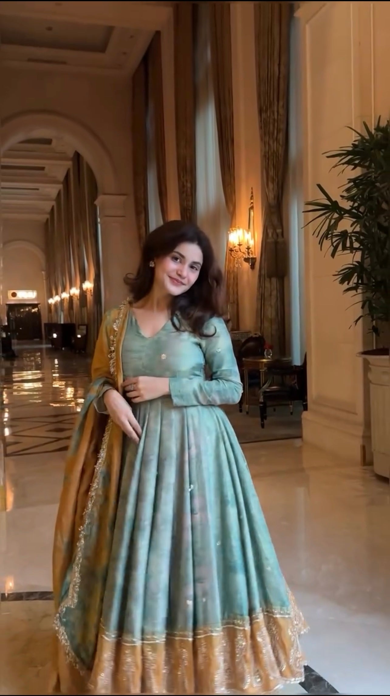 Organza Silk Kurta Dupatta Set With Embroidery Work | Ready To Wear