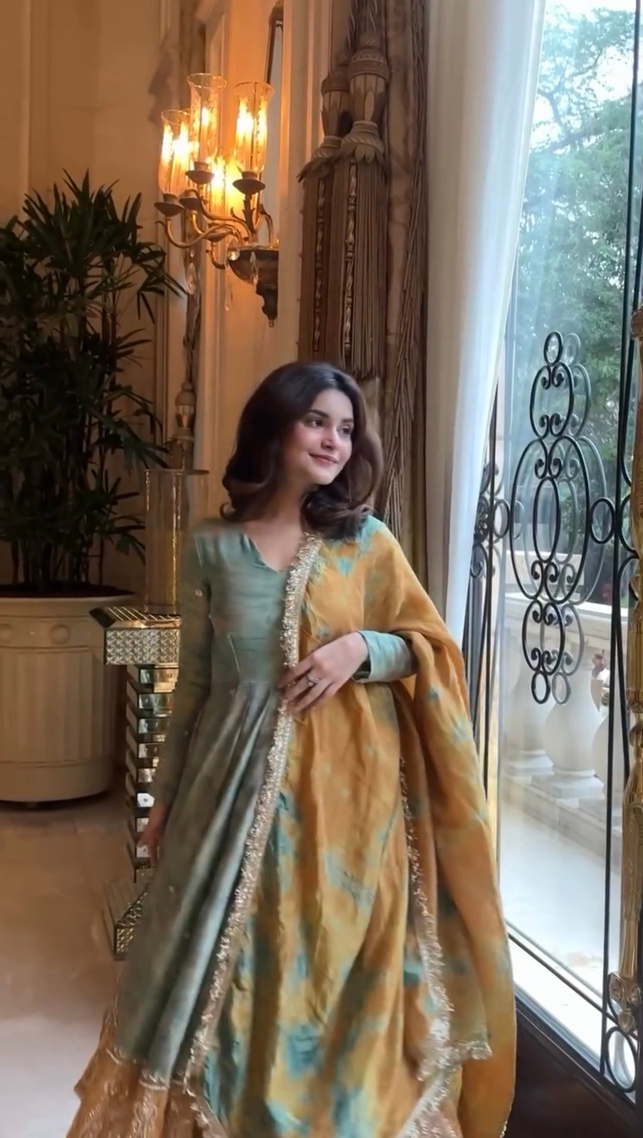 Organza Silk Kurta Dupatta Set With Embroidery Work | Ready To Wear