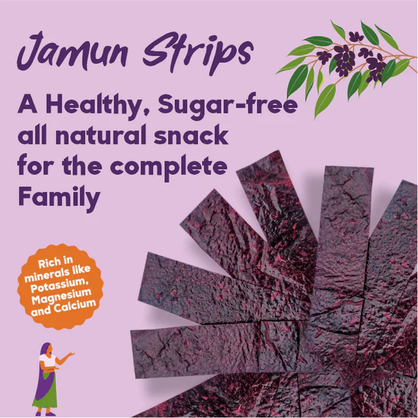 TribalVeda Jamun Strips -10 gms