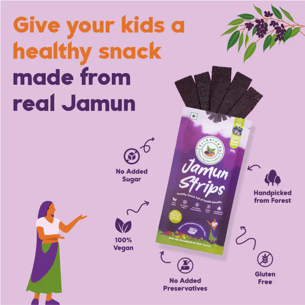 TribalVeda Jamun Strips -10 gms