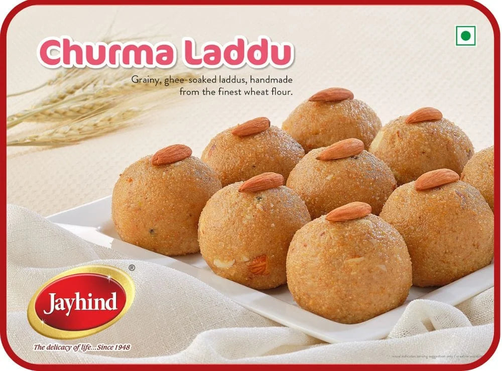 Jayhind Sweets Churma Laddu | 500 gms