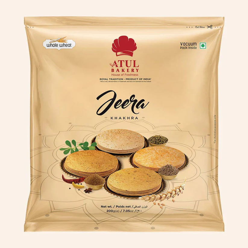 Atul Bakery Jeera Khakhra | 200 gms
