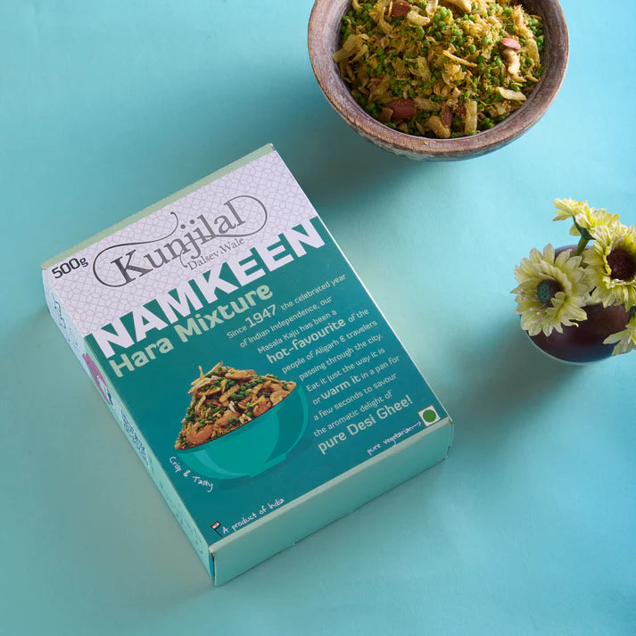 Kunjilal Dalsev Wale Hara Mixture - 500 gms| Made in Desi Ghee | No Palm Oil