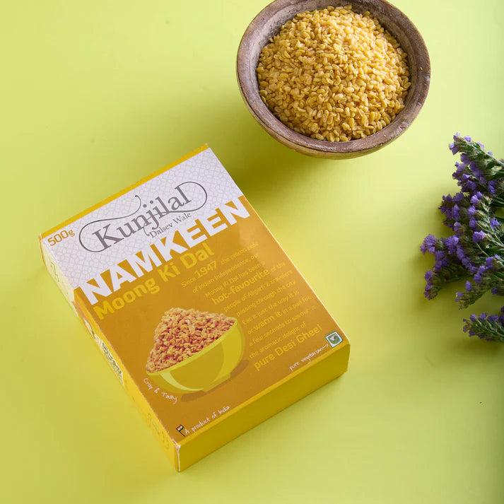 Kunjilal Dalsev Wale Moong Ki Daal - 500 gms| Made in Desi Ghee | No Palm Oil