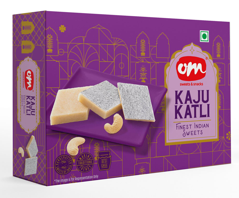 Om Sweets & Snacks kaju katli - 400 gms
