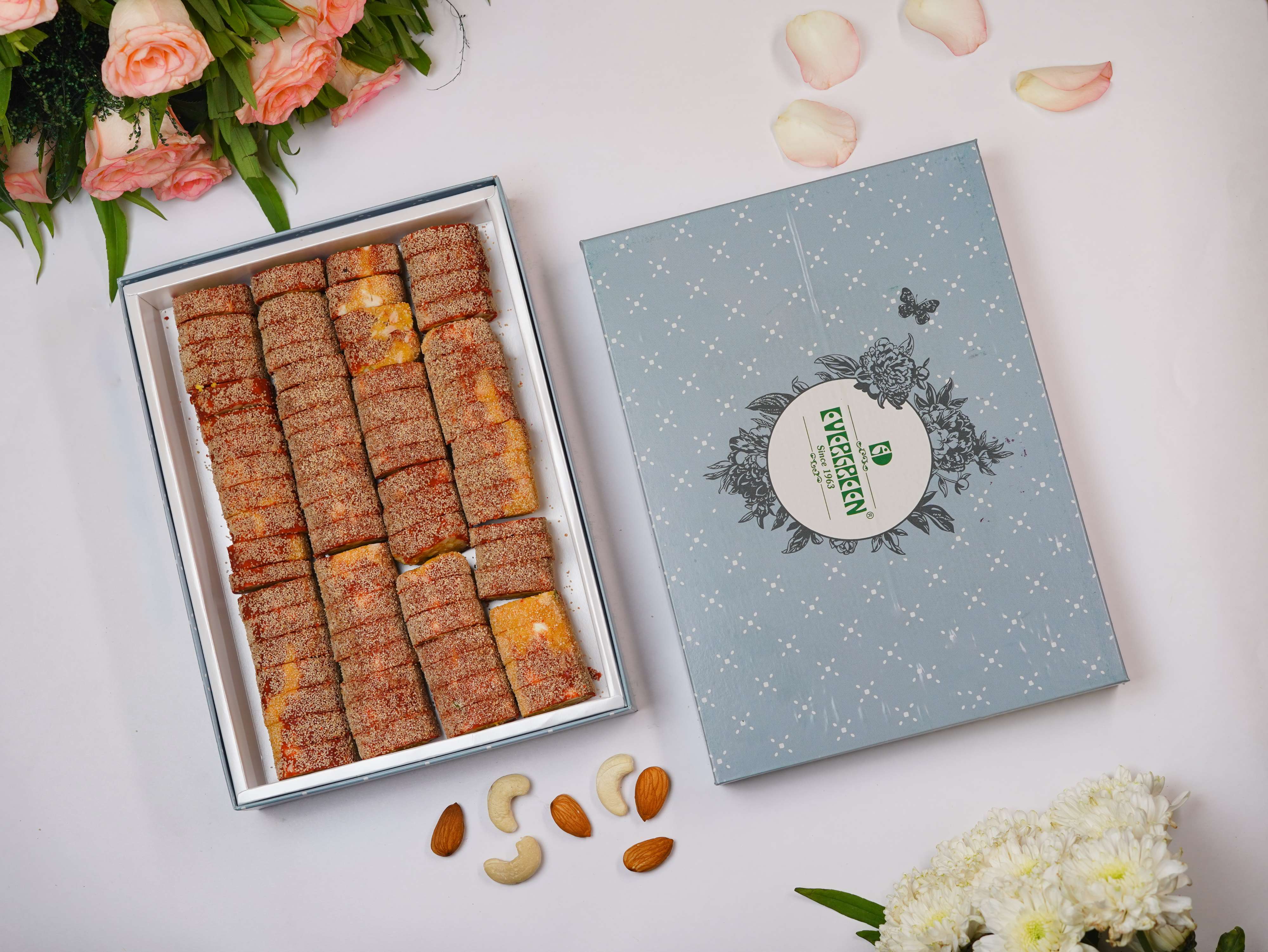 Evergreen Sweet House Kaju Cassatta 500 gms - India shopping