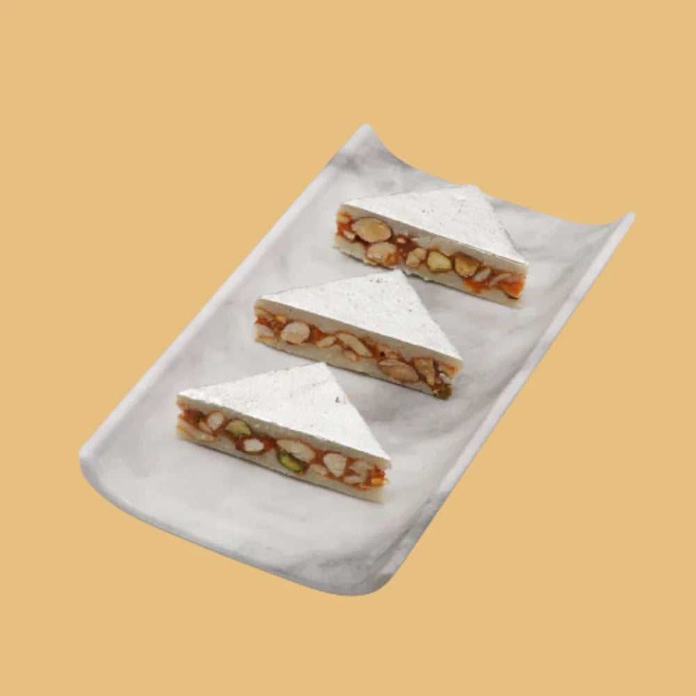 Agra Sweets Banjara Kaju Dry Fruit Katli | 500 gms