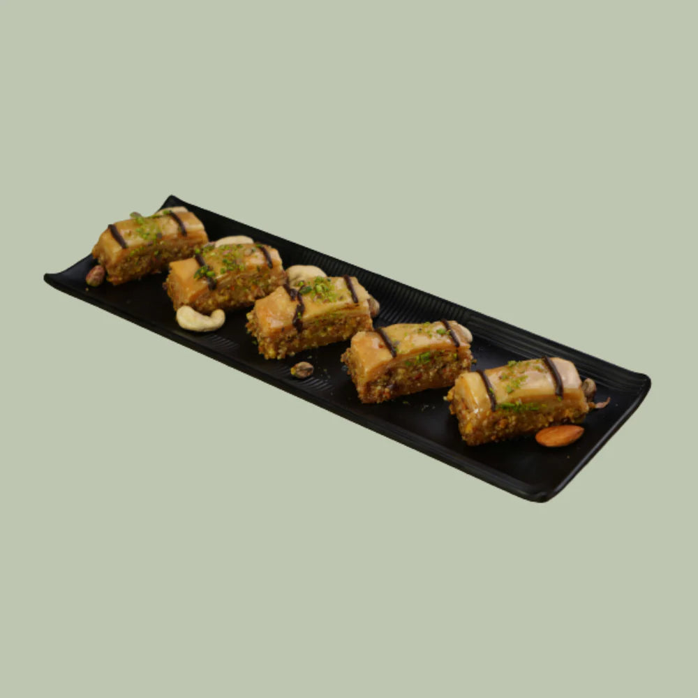 Agra Sweets Banjara Kaju Pistachio Baklava | 500 gms