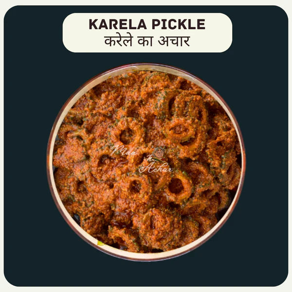 Maa kaa Achar Home Made Karela Pickle Pack - 350 gms