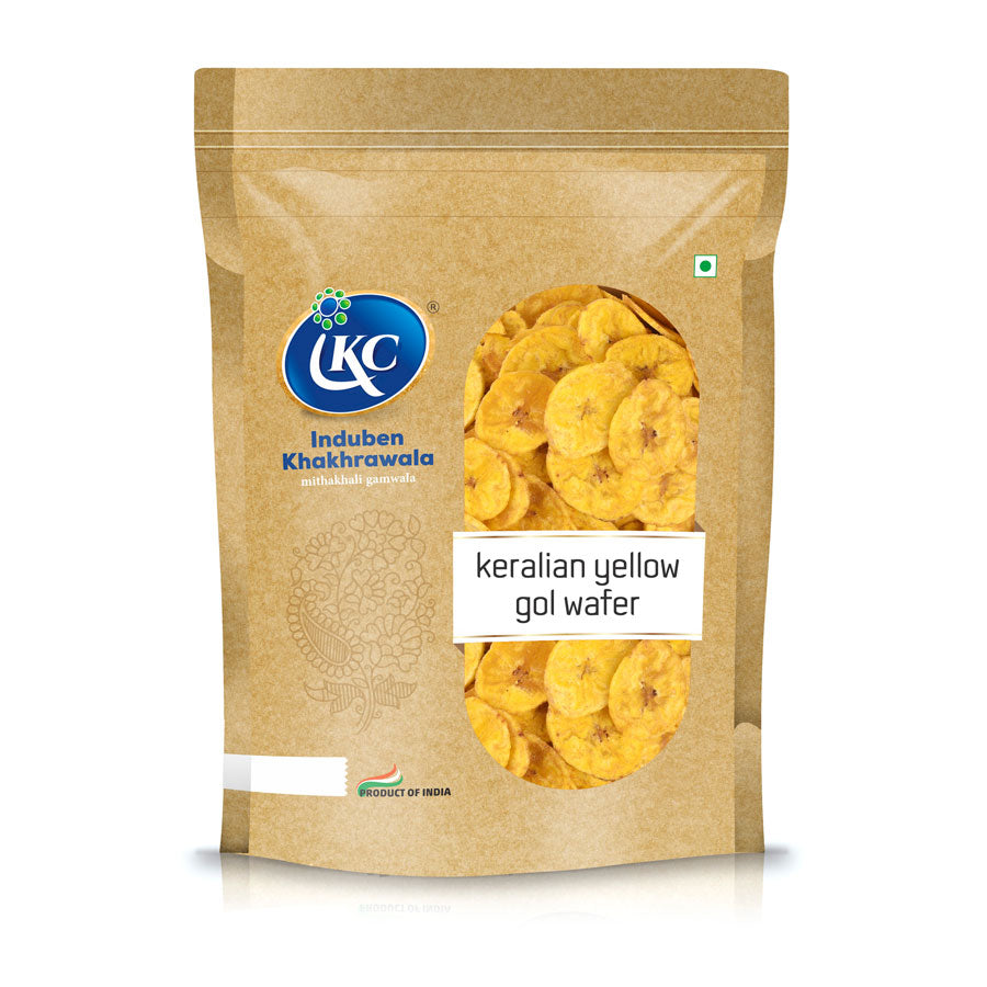 Induben Khakhrawala Keralian Yellow Wafer | 400 gms