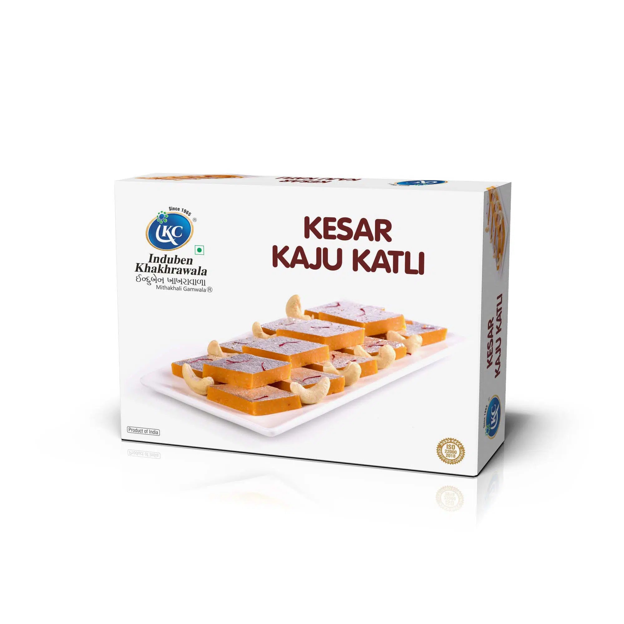 Induben Khakhrawala Kesar Kaju Katli | 300 gms