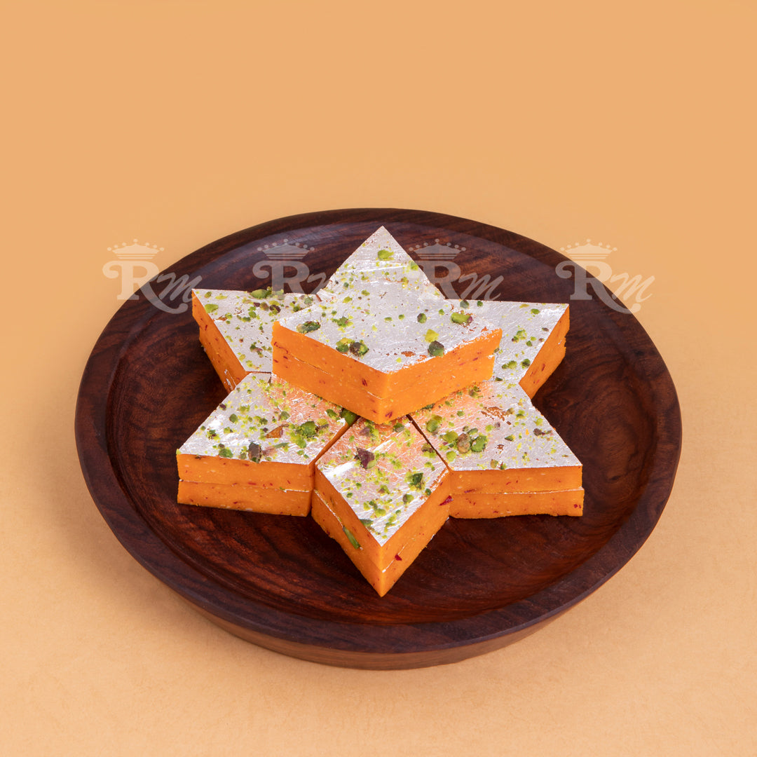 Ramesh Mithai Kesar Kaju Katli - 500 gms